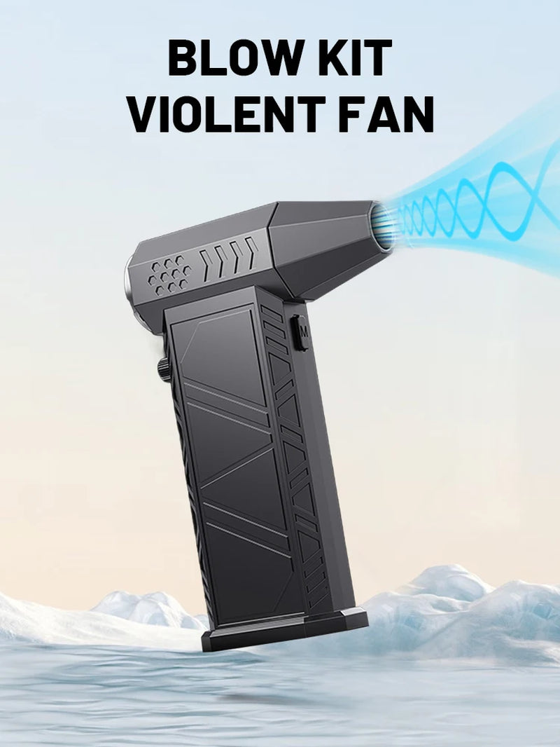 300000RPM Turbo Jet Blower Vacuum X9 High Speed Air Blower Wireless Compressed Air Duster Portable Turbo Fan Jet Dust Blowing