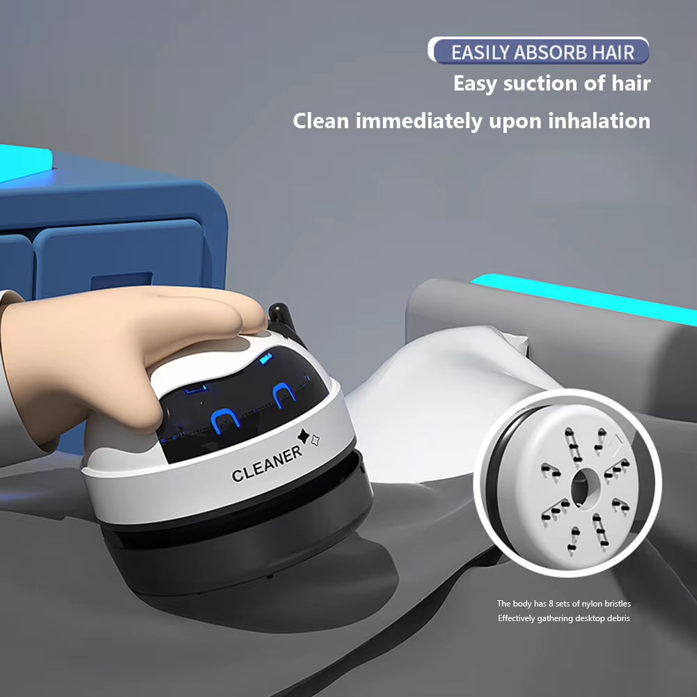 USB Mini Desktop Vacuum Cleaner with Brush – Portable Dust Remover