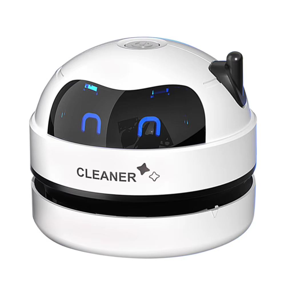 USB Mini Desktop Vacuum Cleaner with Brush – Portable Dust Remover
