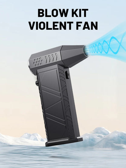 300000RPM Turbo Jet Blower Vacuum X9 High Speed Air Blower Wireless Compressed Air Duster Portable Turbo Fan Jet Dust Blowing